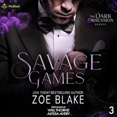 Savage Games – omslag til lydbogen af Zoe Blake