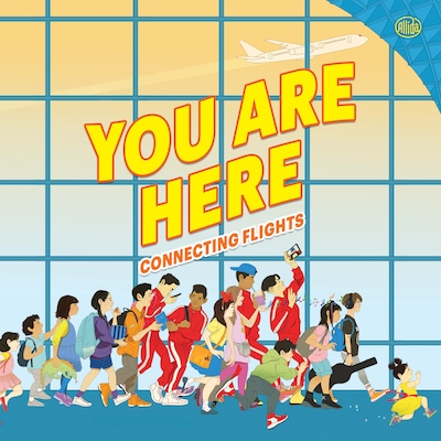 You Are Here: Connecting Flights – omslag til lydbogen af Ellen Oh