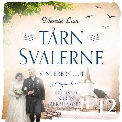 Vinterbryllup – omslag til lydbogen af Merete Lien