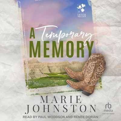 A Temporary Memory – omslag til lydbogen af Marie Johnston