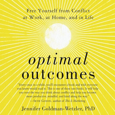 Optimal Outcomes – omslag van het luisterboek van Jennifer Goldman-Wetzler