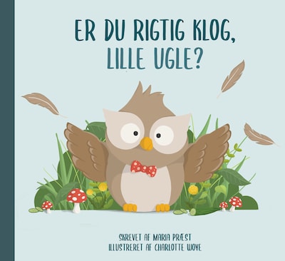 Er du rigtig klog, Lille Ugle? – omslag til lydbogen af Maria Præst