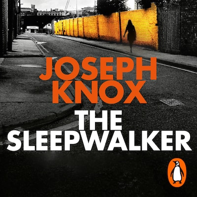 The Sleepwalker – omslag til lydbogen af Joseph Knox