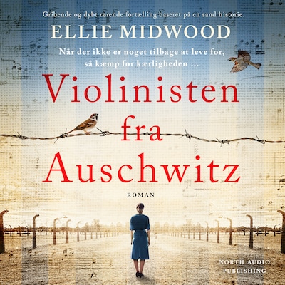 Violinisten fra Auschwitz – omslag til lydbogen af Ellie Midwood