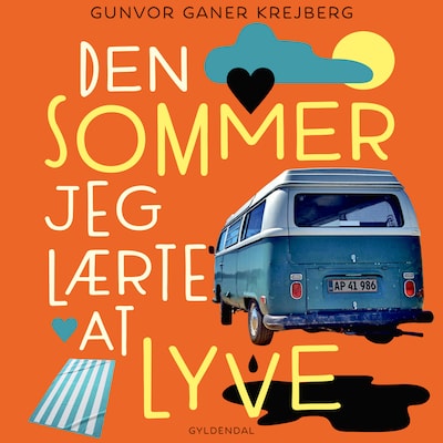 Den sommer jeg lærte at lyve – omslag til lydbogen af Gunvor Ganer Krejberg