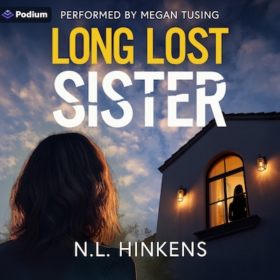 Long-Lost Sister – omslag til lydbogen af N.L. Hinkens