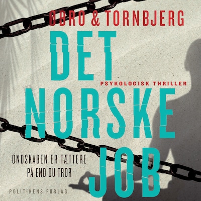 Det norske job – omslag til lydbogen af Øbro & Tornbjerg