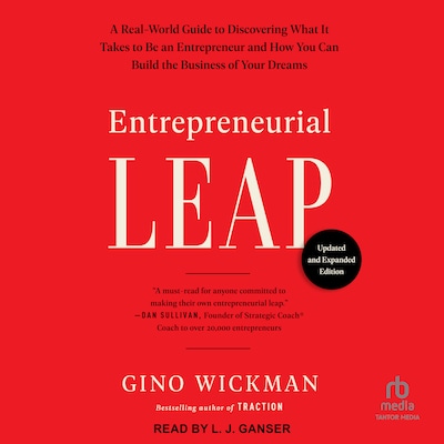 Entrepreneurial Leap, Updated and Expanded Edition – omslag til lydbogen af Gino Wickman