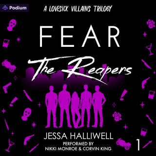 Fear the Reapers: Lovesick Villains, Book 1 – omslag till ljudboken av Jessa Halliwell