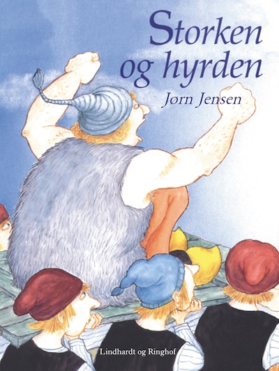 Storken og hyrden – omslag til lydbogen af Jørn Jensen