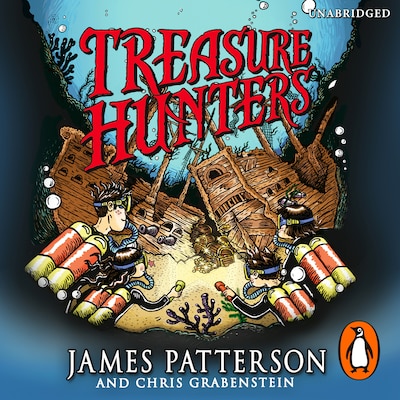 Treasure Hunters – omslag til lydbogen af James Patterson