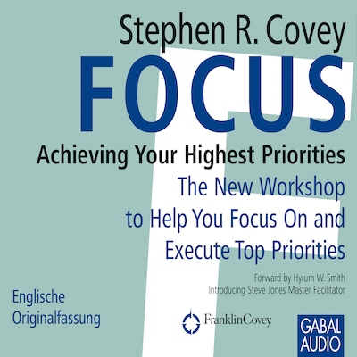 Focus – omslag til lydbogen af Stephen R. Covey