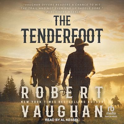 The Tenderfoot – omslag til lydbogen af Robert Vaughan