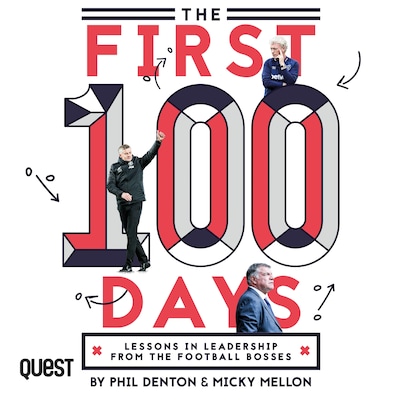 The First 100 Days – omslag til lydbogen af Micky Mellon, Phil Denton