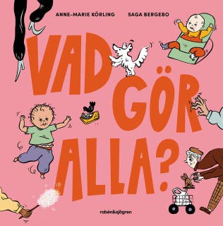 Vad gör alla? – omslag till ljudboken av Anne-Marie Körling