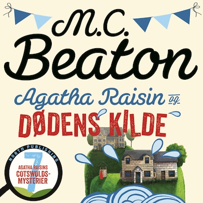 Agatha Raisin og dødens kilde – omslag til lydbogen af M.C. Beaton
