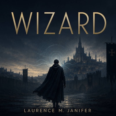 Wizard – omslag til lydbogen af Janifer Laurence M.