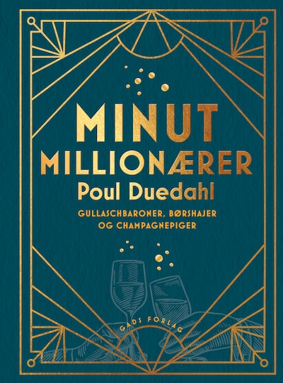 Minutmillionærer – omslag til lydbogen af Poul Duedahl