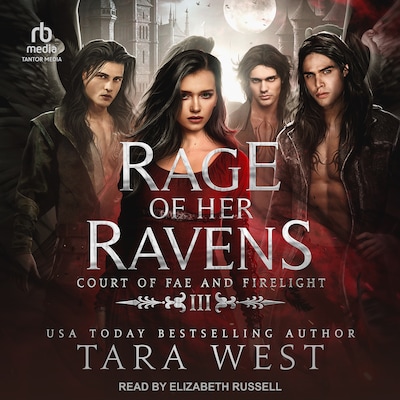 Rage of Her Ravens – omslag til lydbogen af Tara West