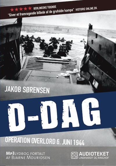 D-Dag – Operation Overlord 6. juni 1944 – omslag til lydbogen af Jakob Sørensen