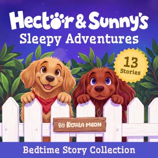 Hector & Sunny's Sleepy Adventures: Bedtime Stories For Kids: Calming Sleepytime Stories to Help Children Relax and Fall Asleep – omslag till ljudboken av Koala Moon