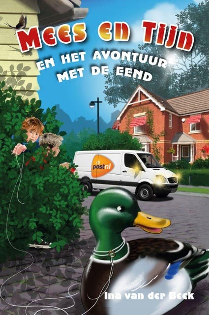 Mees en Tijn en het avontuur met de eend – omslag van het luisterboek van Ina van der Beek