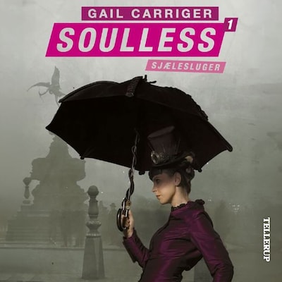 Soulless #1: Sjælesluger – omslag til lydbogen af Gail Carriger