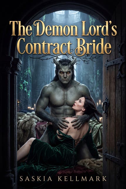 The Demon Lord's Contract Bride: A Rough Paranormal Romance When the Ledger Comes Due – omslag til lydbogen af Saskia Kellmark