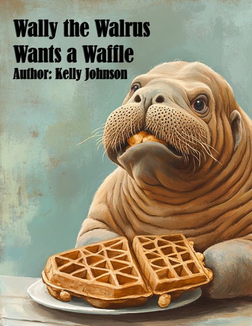 Wally the Walrus Wants a Waffle – omslag til lydbogen af Kelly Johnson