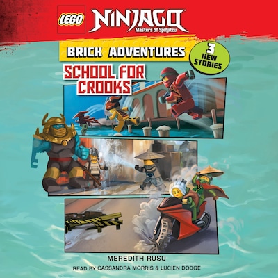 Brick Adventures, 2: School for Crooks (Unabridged) – omslag van het luisterboek van Meredith Rusu, LEGO Ninjago