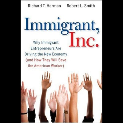 Immigrant, Inc. – omslag til lydbogen af Richard T. Herman, Robert L. Smith