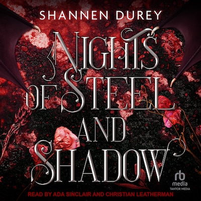 Nights of Steel and Shadow – omslag til lydbogen af Shannen Durey