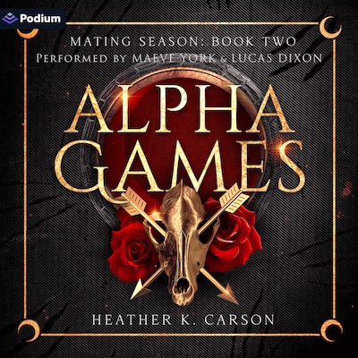 Alpha Games – omslag til lydbogen af Heather K. Carson