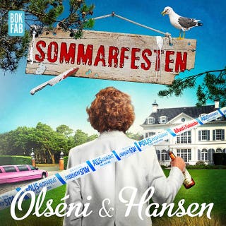 Sommarfesten – omslag till ljudboken av Christina Olséni,Micke Hansen