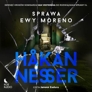 Sprawa Ewy Moreno – okładka audiobooka, autor Håkan Nesser