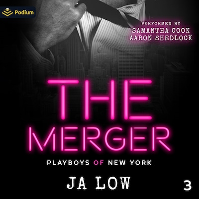The Merger – omslag til lydbogen af JA Low