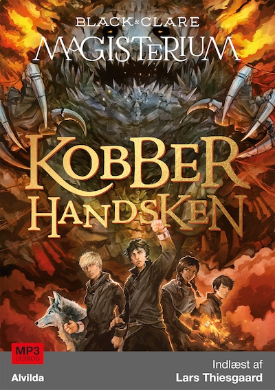Magisterium 2: Kobberhandsken – omslag til lydbogen af Cassandra Clare, Holly Black