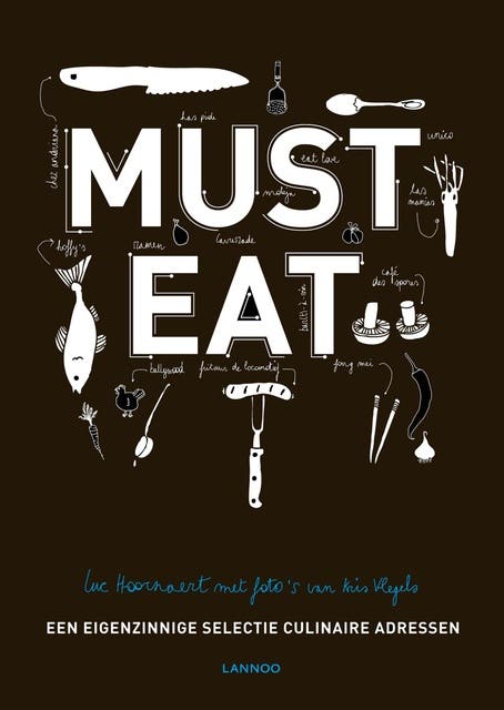 Must eat: een eigenzinnige selectie culinaire adressen – omslag van het luisterboek van Luc Hoornaert