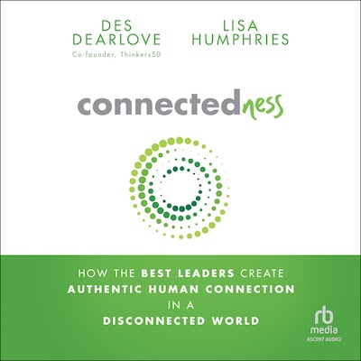 Connectedness – omslag til lydbogen af Des Dearlove