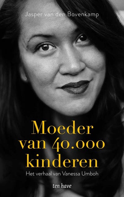 Moeder van 40.000 kinderen: Het verhaal van Vanessa Umboh – omslag van het luisterboek van Jasper van den Bovenkamp,Vanessa Umboh