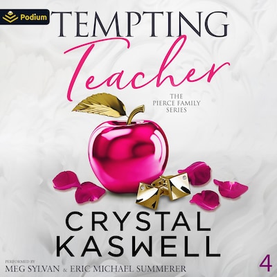 Tempting Teacher – omslag til lydbogen af Crystal Kaswell