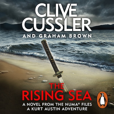The Rising Sea – omslag til lydbogen af Clive Cussler, Graham Brown