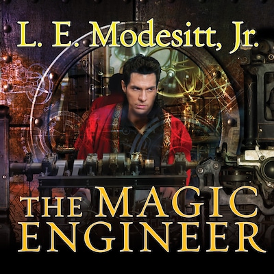 The Magic Engineer – omslag til lydbogen af L. E. Modesitt, Jr.