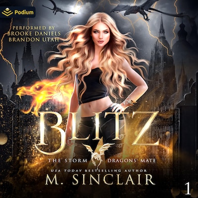 Blitz – omslag til lydbogen af M. Sinclair