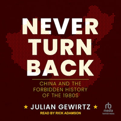 Never Turn Back – omslag til lydbogen af Julian Gewirtz