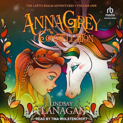 AnnaGrey and the Constellation – omslag til lydbogen af Lindsay Flanagan
