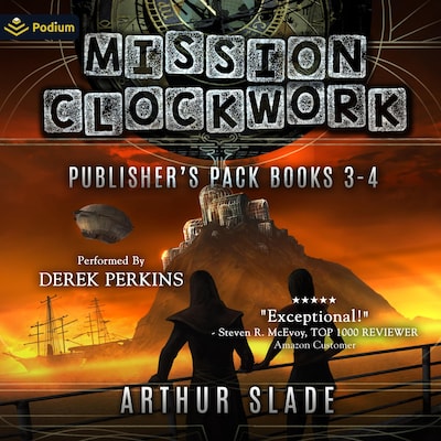 Mission Clockwork: Publisher's Pack 2 – omslag til lydbogen af Arthur Slade