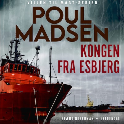 Kongen fra Esbjerg – omslag til lydbogen af Poul Madsen