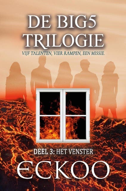 Het venster: Vijf talenten, vier rampen, één missie – omslag van het luisterboek van Nanda van Eck