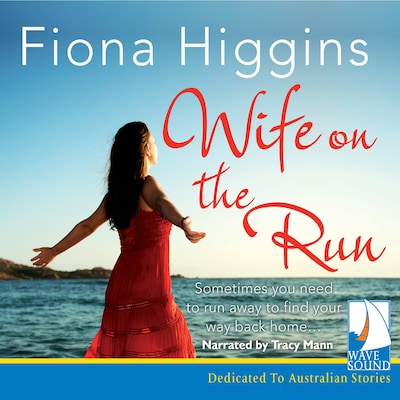 Wife on the Run – omslag til lydbogen af Fiona Higgins